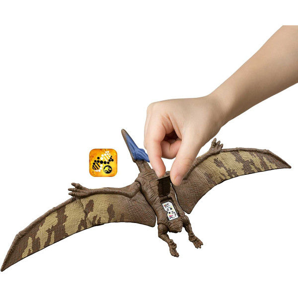 Динозавр Птеранодон зі звуком Світ Юрського Періоду Jurassic World Dominion Roar Strikers Pternanodon Dinosaur Mattel (HDX42)