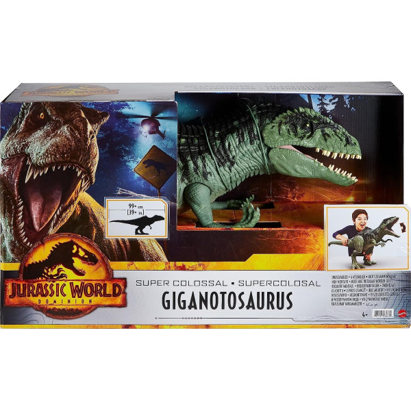 Динозавр Гіганотозавр Світ Юрського Періоду Jurassic World Super Colossal Giganotosaurus Dinosaur Mattel (GWD68)