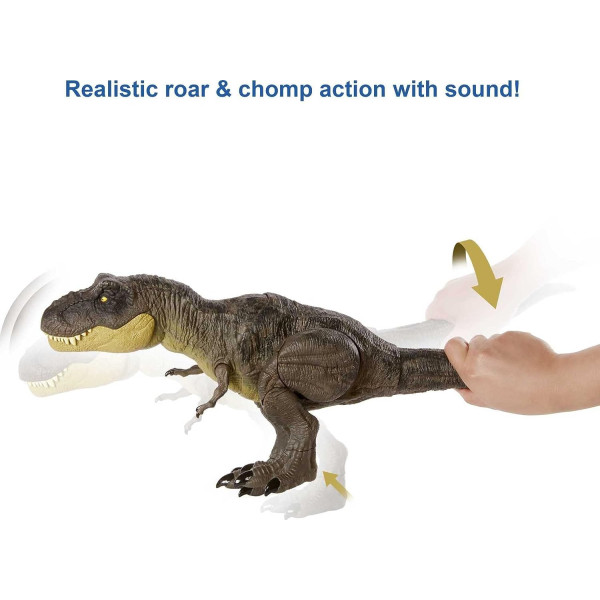 Динозавр Тіранозавр Рекс зі звуком Світ Юрського Періоду Jurassic World Camp Cretaceous Tyrannosaurus Rex Mattel (GYW84)