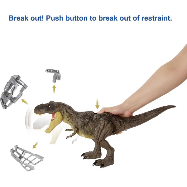 Динозавр Тіранозавр Рекс зі звуком Світ Юрського Періоду Jurassic World Camp Cretaceous Tyrannosaurus Rex Mattel (GYW84)