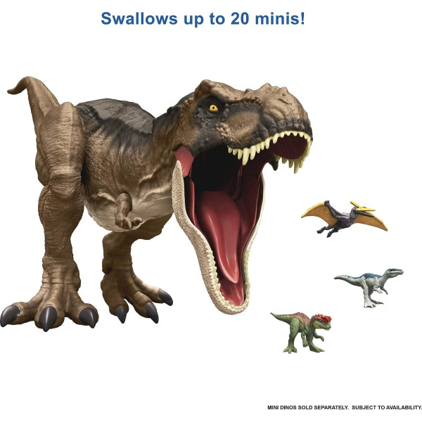 Величезний Динозавр Тіранозавр Рекс Світ Юрського Періоду Jurassic World Dominion Super Colossal Tyrannosaurus Rex Mattel (HBK73)