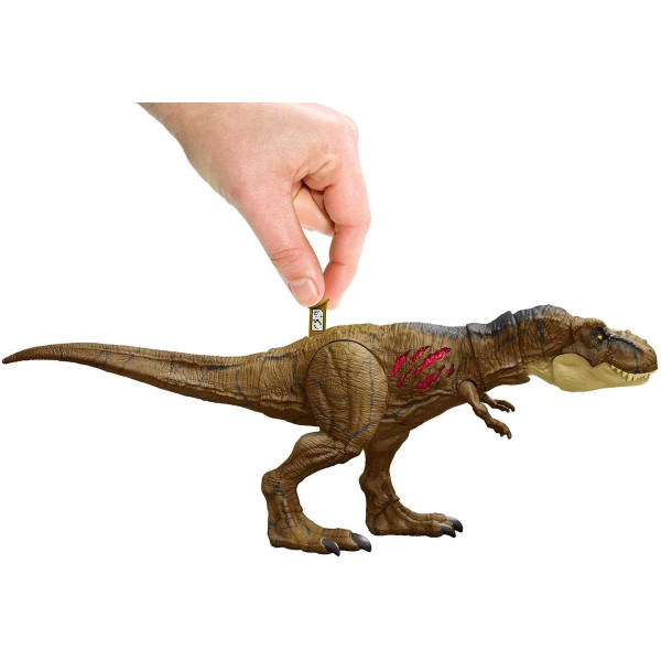 Динозавр Тираннозавр Рекс Світ Юрського Періоду Jurassic World extreme damage Tyrannosaurus Rex Mattel (HGC19)
