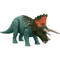 Динозавр Трицератопс со звуком Jurassic World Dominion Roar Strikers Triceratops Dinosaur Mattel (HDX40)