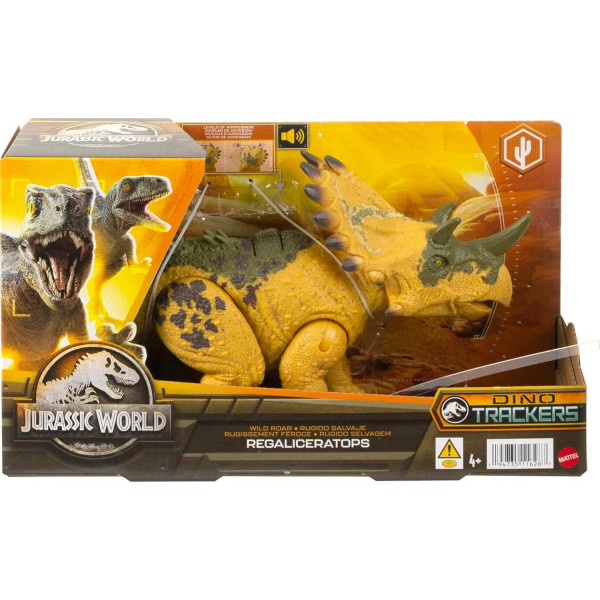 Динозавр Регаліцератопс зі звуком Світ юрського періоду Jurassic World Dinosaur Toy Regaliceratops Mattel (HLP19)