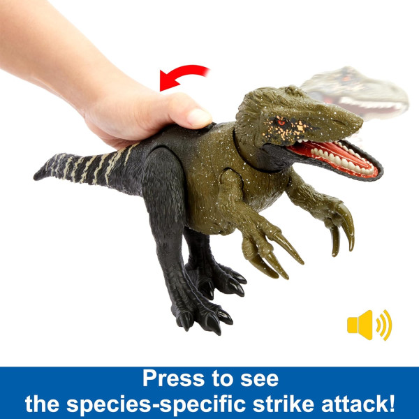 Динозавр Оркораптор зі звуком Світ юрського періоду Jurassic World Dinosaur Toy Orkoraptor Mattel (HLP21)