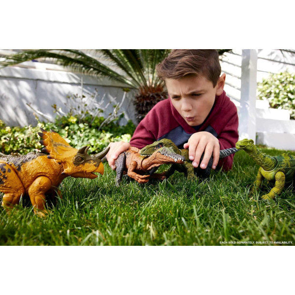 Динозавр Оркораптор зі звуком Світ юрського періоду Jurassic World Dinosaur Toy Orkoraptor Mattel (HLP21)