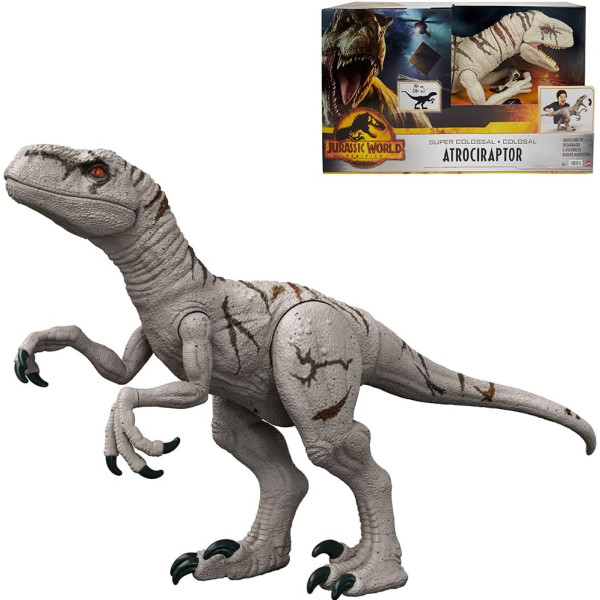 Величезний Динозавр Атроцираптор Світ Юрського Періоду Jurassic World Super Colossal Atrociraptor Dinosaur Mattel (HFR09)