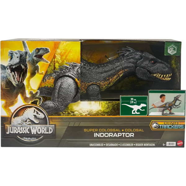 Великий Динозавр Індораптор Світ Юрського Періоду Jurassic World Super Colossal Indoraptor Dinosaur Mattel (HKY14)
