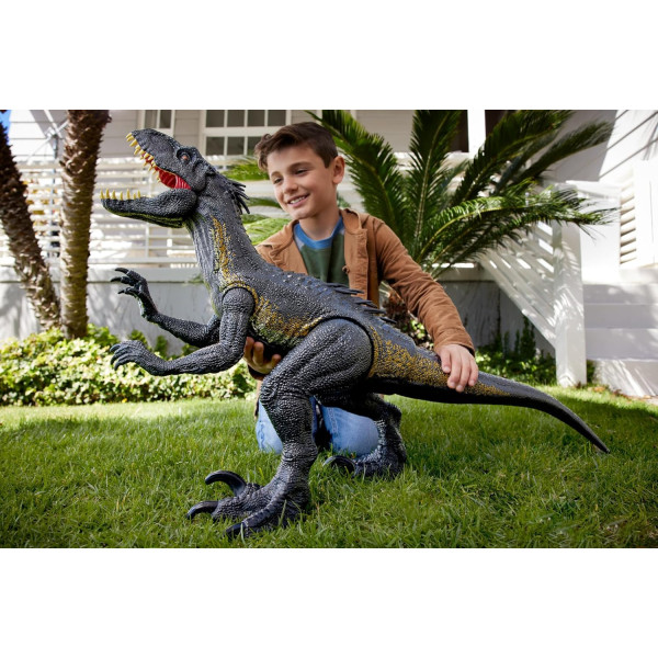 Великий Динозавр Індораптор Світ Юрського Періоду Jurassic World Super Colossal Indoraptor Dinosaur Mattel (HKY14)