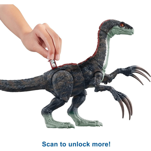 Динозавр Теризинозавр зі звуком Світ Юрського Періоду Jurassic World Dominion Slashin Therizinosaurus Dinosaur Mattel (GWD65)