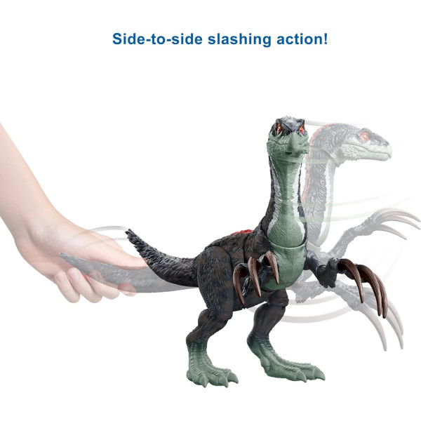 Динозавр Теризинозавр зі звуком Світ Юрського Періоду Jurassic World Dominion Slashin Therizinosaurus Dinosaur Mattel (GWD65)