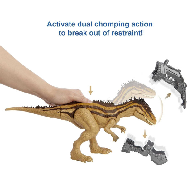 Динозавр Кархародонтозавр Світ Юрського Періоду Jurassic World Mega Destroyers Carcharodontosaurus Dinosaur Mattel (HBX39)