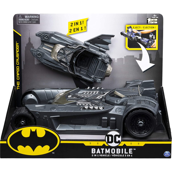 Машинка 2 в 1 Бетмобіль і Бетчовен Batman Batmobile and Batboat 2-in-1 Transforming Vehicle (6055295)
