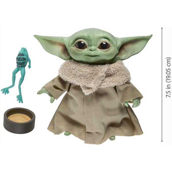 Інтерактивний Малюк Йода Мандалорець Зоряні війни Star Wars Mandalorian The Child Talking Plush Toy Hasbro (F1115)