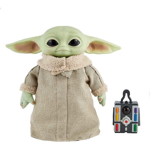 Інтерактивна фігурка Дитя Малюк Йода Мандалорець Зоряні війни Star Wars Grogu The Child Plush Motion RC Mattel (GWD87)