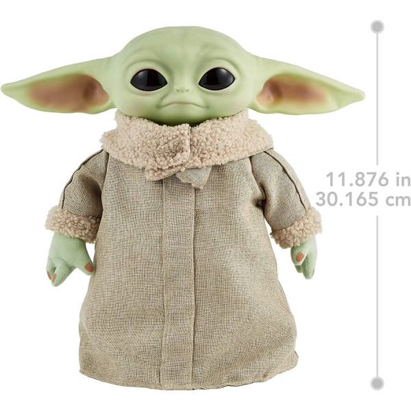 Інтерактивна фігурка Дитя Малюк Йода Мандалорець Зоряні війни Star Wars Grogu The Child Plush Motion RC Mattel (GWD87)