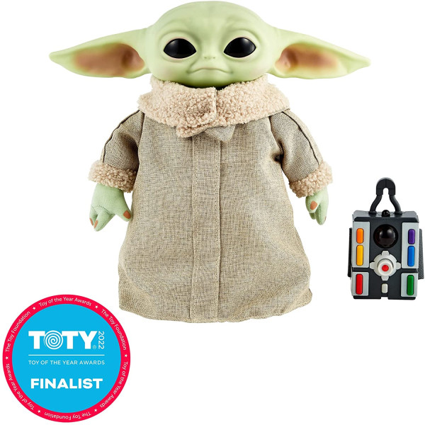 Інтерактивна фігурка Дитя Малюк Йода Мандалорець Зоряні війни Star Wars Grogu The Child Plush Motion RC Mattel (GWD87)