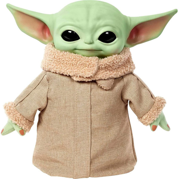 Інтерактивний плюшевий Малюк Йода Мандалорець Зоряні війни Star Wars the Mandalorian Grogu Plush Mattel (HJM25)