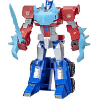 Трансформеры Оптимус Прайм со светом и звуком Transformers Toys Optimus Prime Cyberverse Adventures Dinobots (F2731)