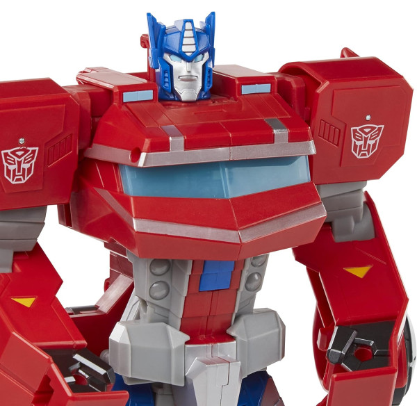 Трансформери Оптімус Прайм зі світлом та звуком Transformers Toys Optimus Prime Cyberverse Adventures Dinobots (F2731)