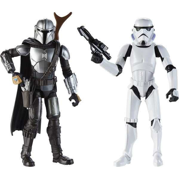 Набір фігурок Зоряні війни Мандалорець та Штурмовик Star Wars Galaxy of Adventures The Mandalorian Hasbro (F3892)