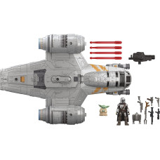 Ігровий набір Зоряні війни Експедиційний флот Мандалорець Star Wars Mission Fleet The Mandalorian The Child Razor Crest Hasbro (F0589)