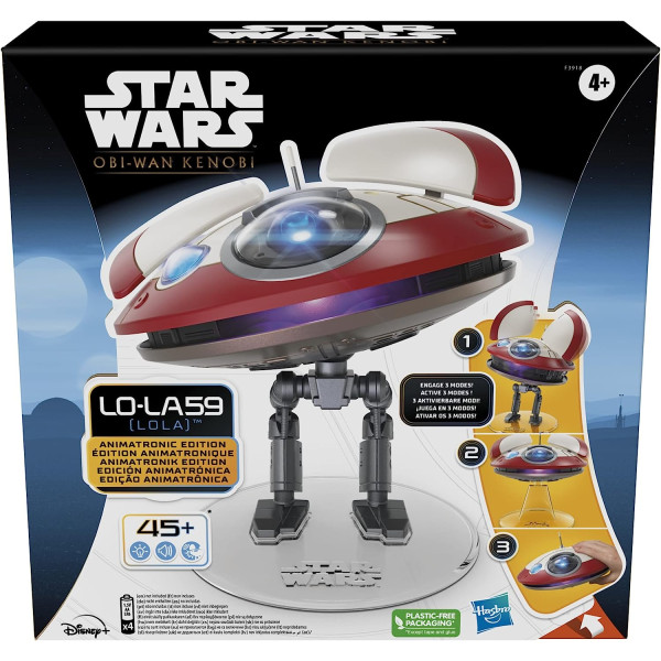 Інтерактивний Дроїд Зоряні війни Лола Star Wars L0-LA59 (Lola) Animatronic Edition Droid Toy OBI-Wan Kenobi Hasbro (F3918)