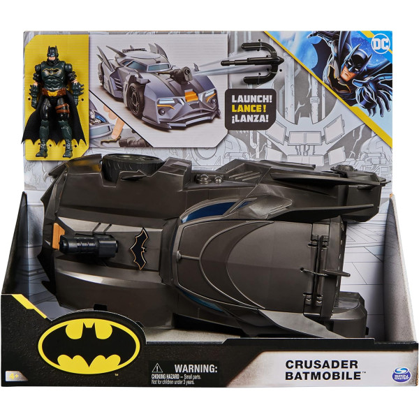 Машинка Бетмобіль з фігуркою Бетмена DC Comics Crusader Batmobile with Batman Figure (6067473)