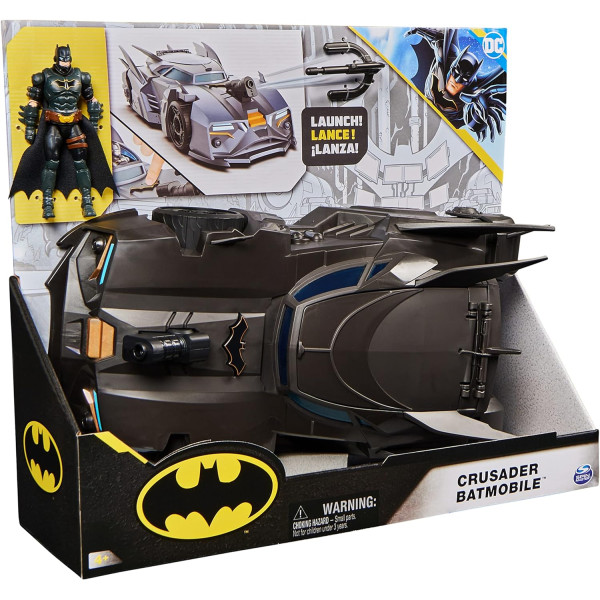 Машинка Бетмобіль з фігуркою Бетмена DC Comics Crusader Batmobile with Batman Figure (6067473)