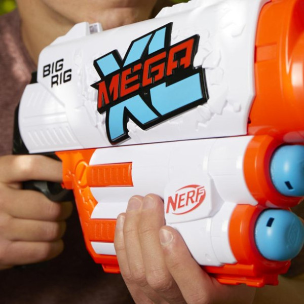 Бластер Нерф Мега ХЛ Біг Ріг Nerf Mega XL Big Rig Blaster Hasbro (F1595)