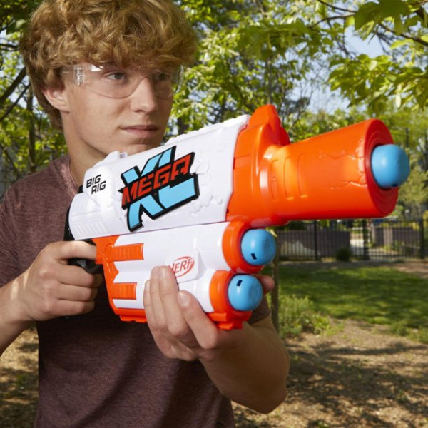 Бластер Нерф Мега ХЛ Біг Ріг Nerf Mega XL Big Rig Blaster Hasbro (F1595)
