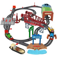 Железная дорога Томас и Друзья говорящие паровозики Томас и Перси Thomas & Friends Talking Thomas & Percy Train Set Fisher-Price (GLK80)