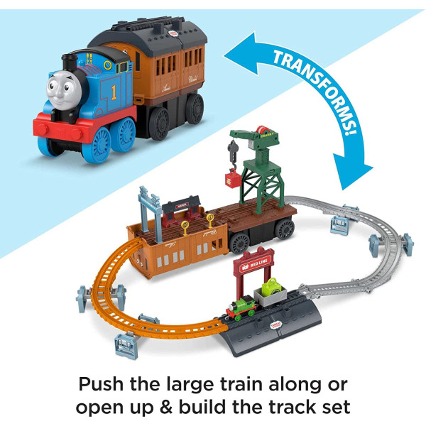 Залізна дорога Томас та Друзі 2 в1 Thomas & Friends Transforming Thomas Fisher-Price (GXH08)