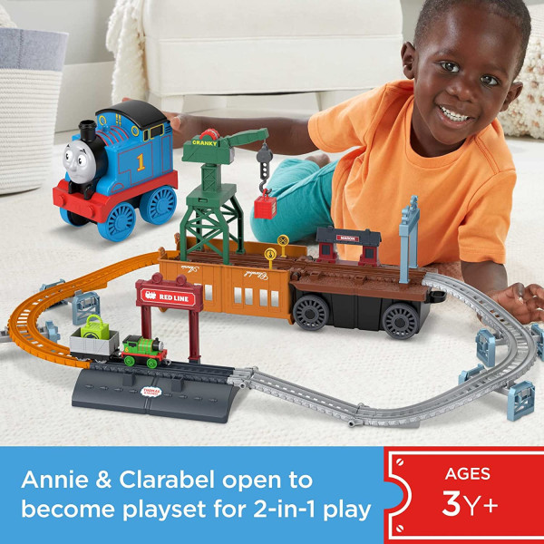 Залізна дорога Томас та Друзі 2 в1 Thomas & Friends Transforming Thomas Fisher-Price (GXH08)