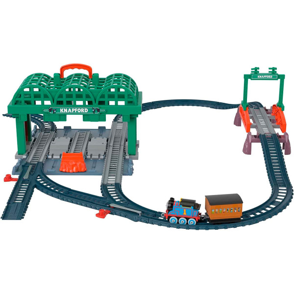 Залізна дорога Томас та Друзі Станція Кнепфорд​ Thomas & Friends Knapford Station Train Set Track Fisher-Price (HGX63)