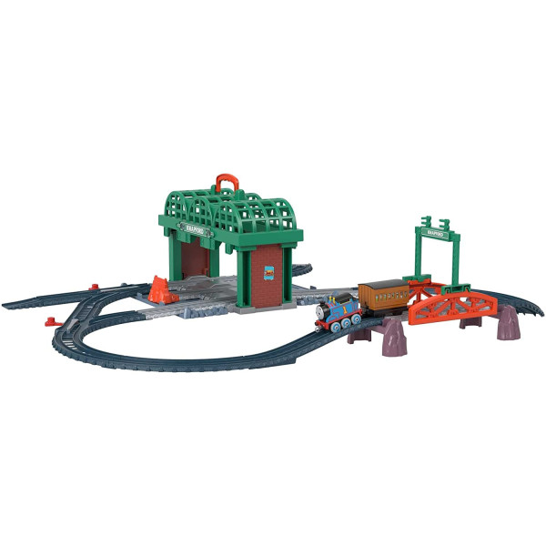 Залізна дорога Томас та Друзі Станція Кнепфорд​ Thomas & Friends Knapford Station Train Set Track Fisher-Price (HGX63)