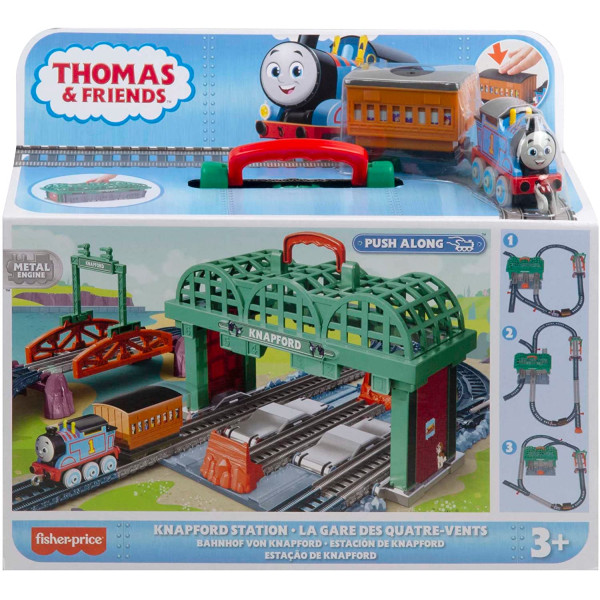 Залізна дорога Томас та Друзі Станція Кнепфорд​ Thomas & Friends Knapford Station Train Set Track Fisher-Price (HGX63)