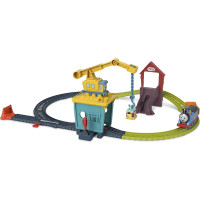 Залізна дорога Томас та Друзі паровозик та кран Карлі Thomas & Friends Motorized Toy Train Set Fix Em Up Friends With Carly Fisher-Price (HDY58)