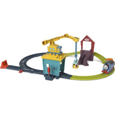 Залізна дорога Томас та Друзі паровозик та кран Карлі Thomas & Friends Motorized Toy Train Set Fix Em Up Friends With Carly Fisher-Price (HDY58)