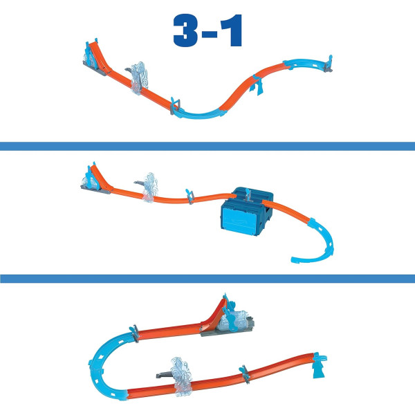 Трек Хот Вілс Гравітація в повітрі Hot Wheels Track Builder Playset Wind Gravity Pack (HNJ67)