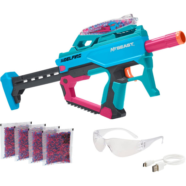 Бластер Нерф Про Гельфайр Nerf Pro Gelfire X MrBeast Blaster Hasbro (F8672)