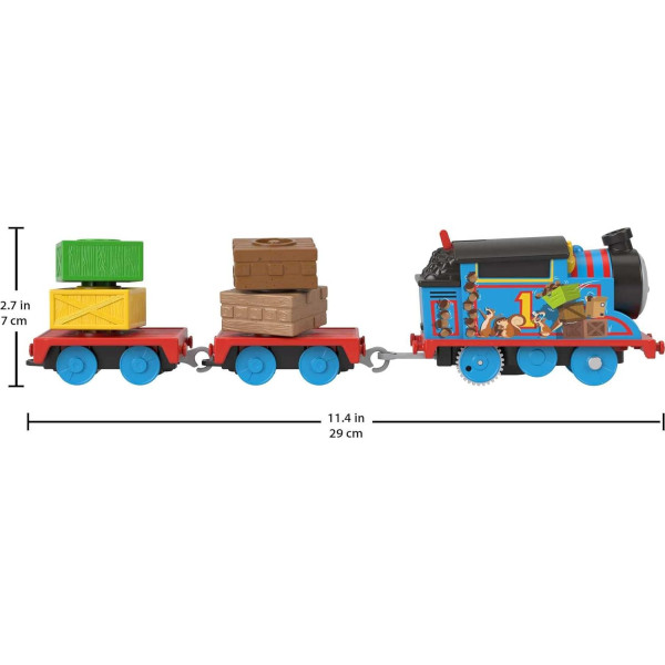 Моторизований паровозик Томас та Друзі Thomas & Friends Wobble Cargo Thomas Motorized Engine Fisher-Price (HNN06)