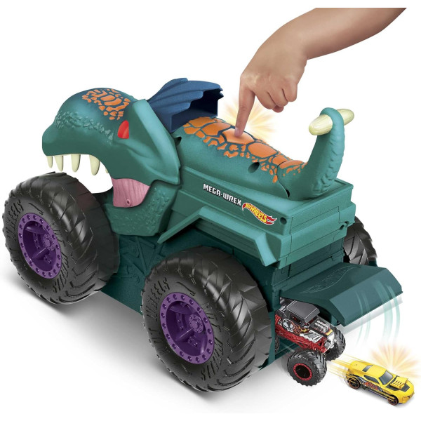 Машинка Хот Вілс Монстер тракс Хижий Мега Рекс Hot Wheels Monster Trucks Car Chompin' Mega Wrex (GYL13)
