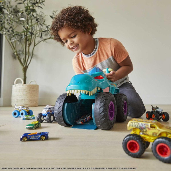 Машинка Хот Вілс Монстер тракс Хижий Мега Рекс Hot Wheels Monster Trucks Car Chompin' Mega Wrex (GYL13)