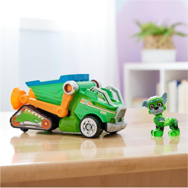Щенячий патруль Могутні цуценята Мегакіно Вантажівка Роккі Paw Patrol The Mighty Movie Recycling Lorry Rocky Pups Spin Master (6067508)