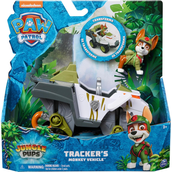 Щенячий патруль у Джунглях Автомобіль мавпа Трекера Paw Patrol Jungle Pups Tracker’s Monkey Vehicle Spin Master  (6067762)