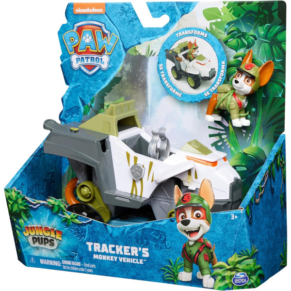 Щенячий патруль у Джунглях Автомобіль мавпа Трекера Paw Patrol Jungle Pups Tracker’s Monkey Vehicle Spin Master  (6067762)