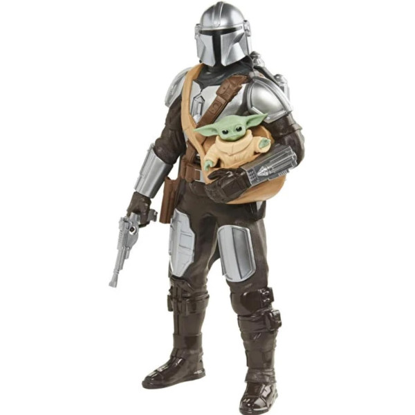 Інтерактивна фігурка Мандалорець та Грогу Зоряні війни Star Wars Galactic Action The Mandalorian & Grogu Hasbro (F5194)