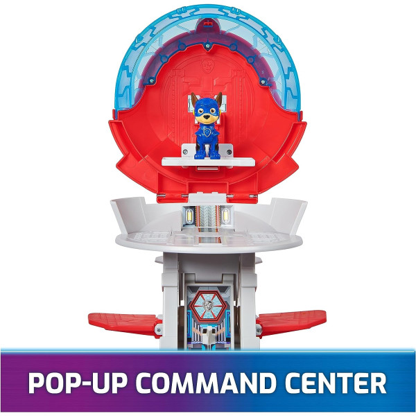 Щенячий патруль Могутні цуценята Мегакіно Штаб-квартира Авіаносця Paw Patrol The Mighty Movie Aircraft Carrier HQ Spin Master (6067526)