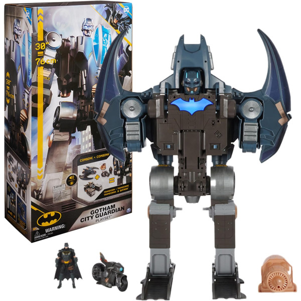 Ігровий набір ДС Комікс 4 в 1 Вартовий Готем Сіті Бетмен DC Comics Batman Gotham City Guardian Playset (6067443)